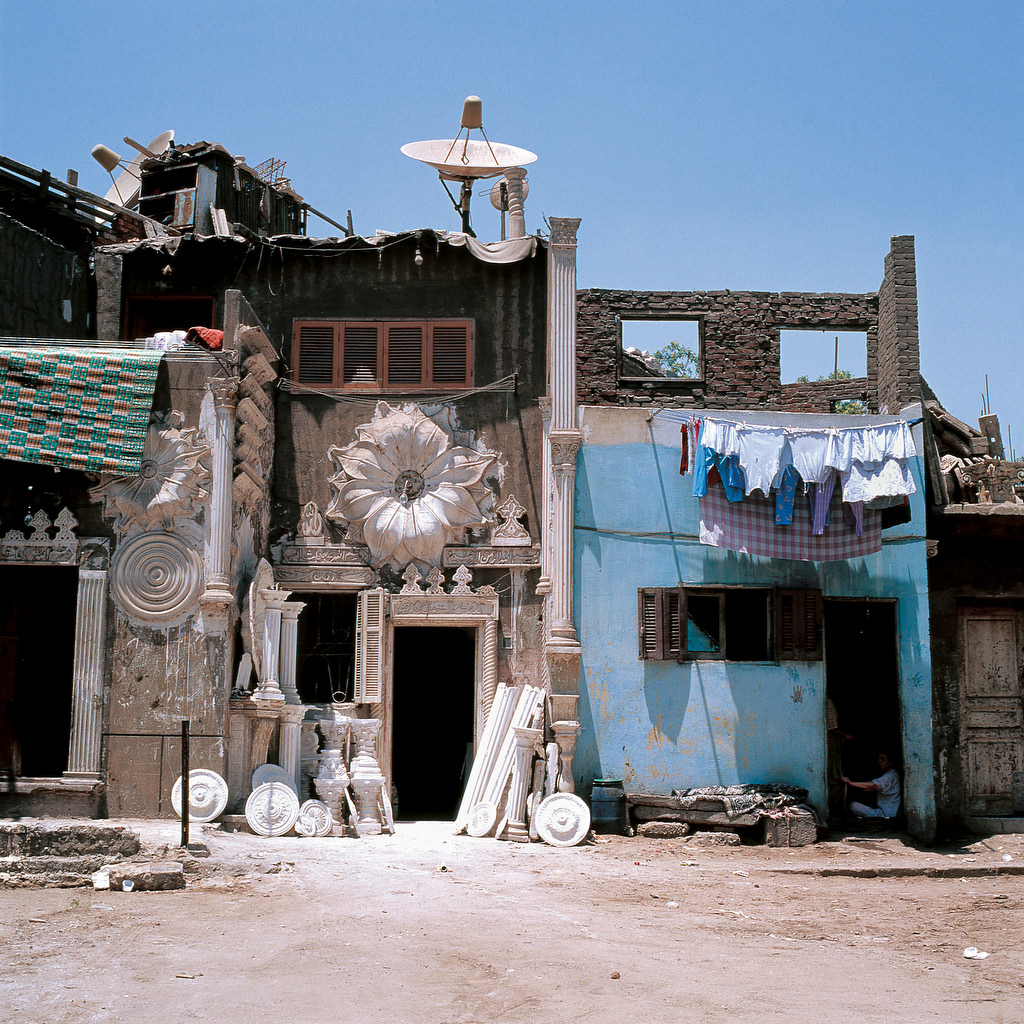 Paysages urbains, le Caire, Egypte 2000.